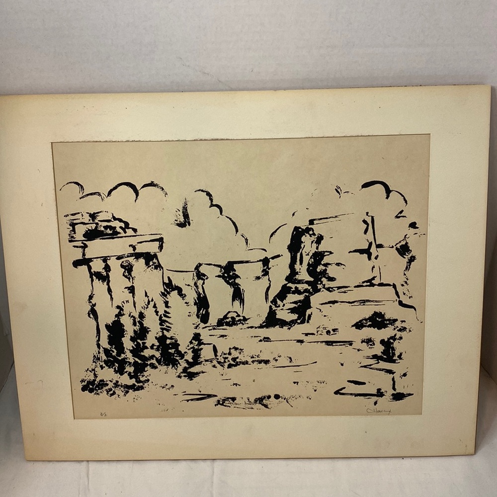 John Haven screen print, signed